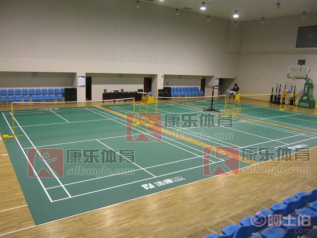 济南塑胶地板，羽毛球地板，乒乓球地胶，运动地板 详情图1