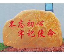 赣州园林景观石公司，黄蜡石现货200块，赣州景观石设计
